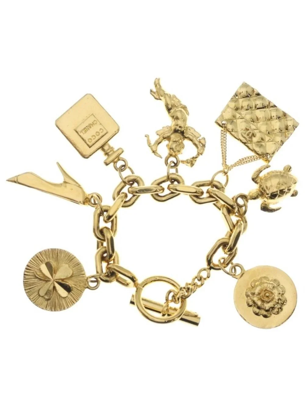 Chanel Icon Charm Bracelet Gold 23
